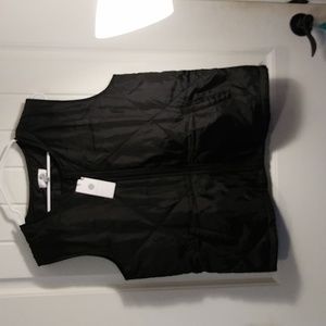 NWT women's black by Socialite quilted vest size s/m